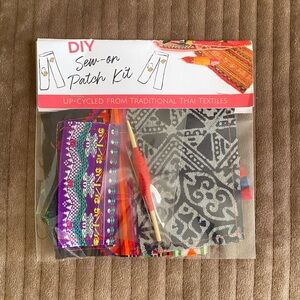 3/$18 DIY Sew-on Patch Kit with Colorful Patterns
